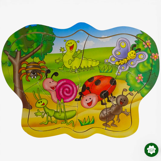 Puzzle bois « insectes » d'occasion ROLDAN - Dès 3 ans | Ref 11007