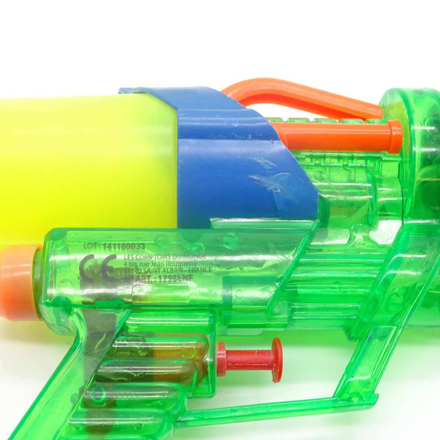 Pistolet à eau transparent LES COMPTOIRS DU MONDE - Dès 6 ans | Ref 14977