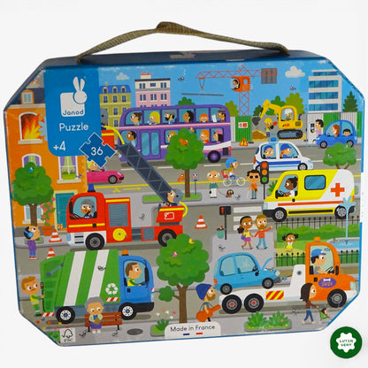 Puzzle « Les véhicules » d'occasion JANOD - Dès 4 ans | Ref 11034