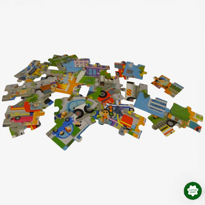Puzzle « Les véhicules » d'occasion JANOD - Dès 4 ans | Ref 11034