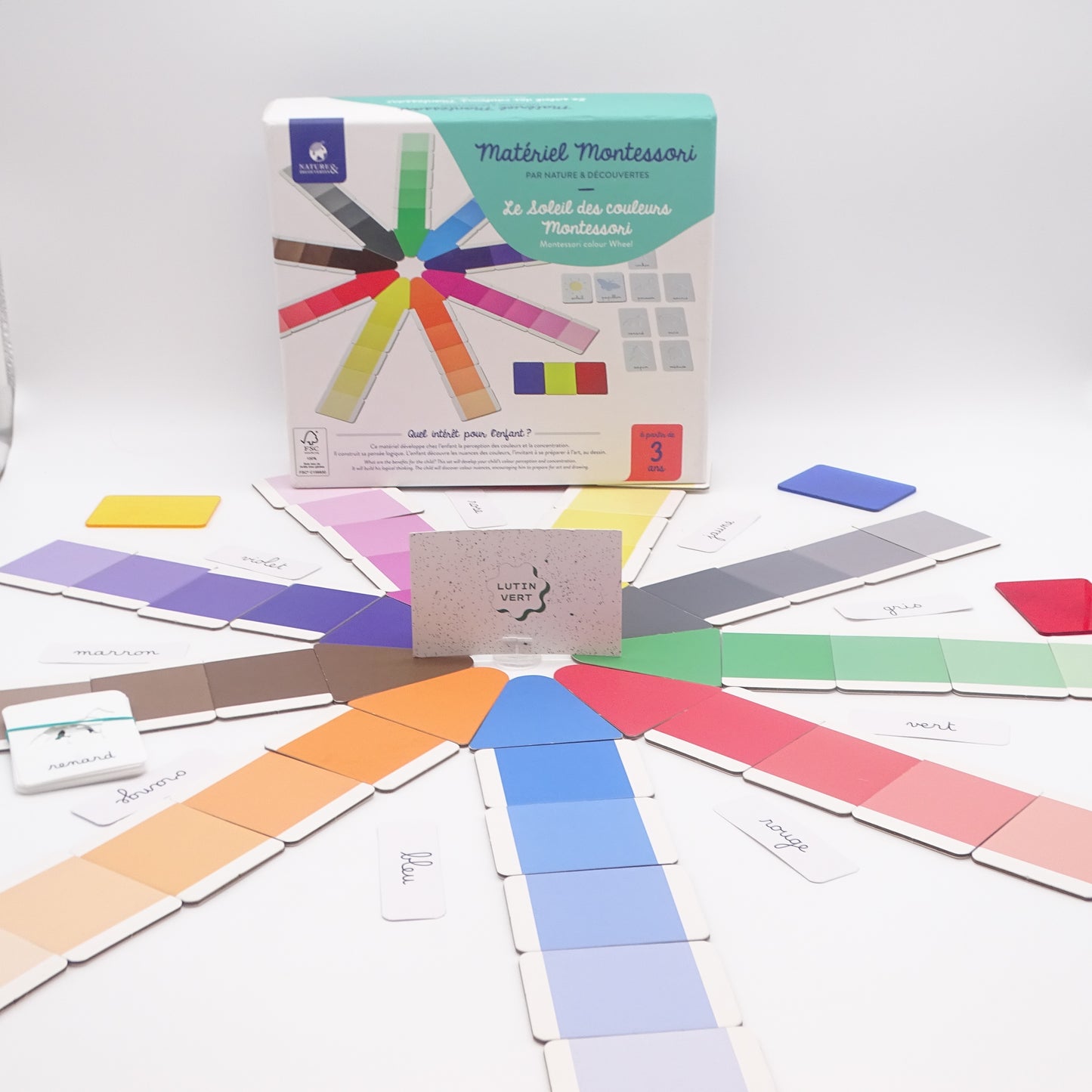 Le soleil des couleurs Montessori NATURE DÉCOUVERTES - Dès 3 ans | Ref 14989