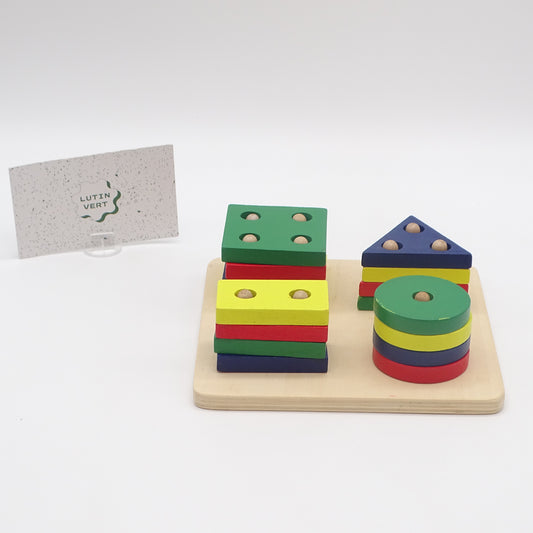 Jeu de Formes en Bois  ROLDAN - Dès 2 ans | Ref 15000