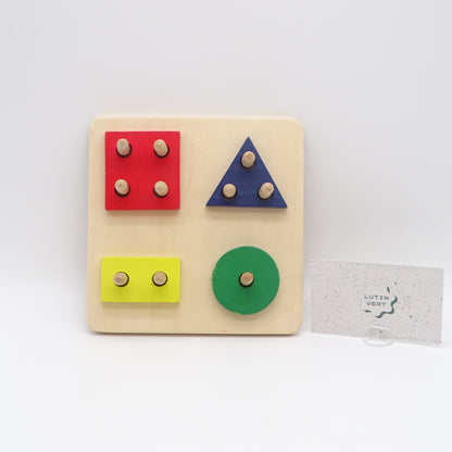 Jeu de Formes en Bois  ROLDAN - Dès 2 ans | Ref 15000