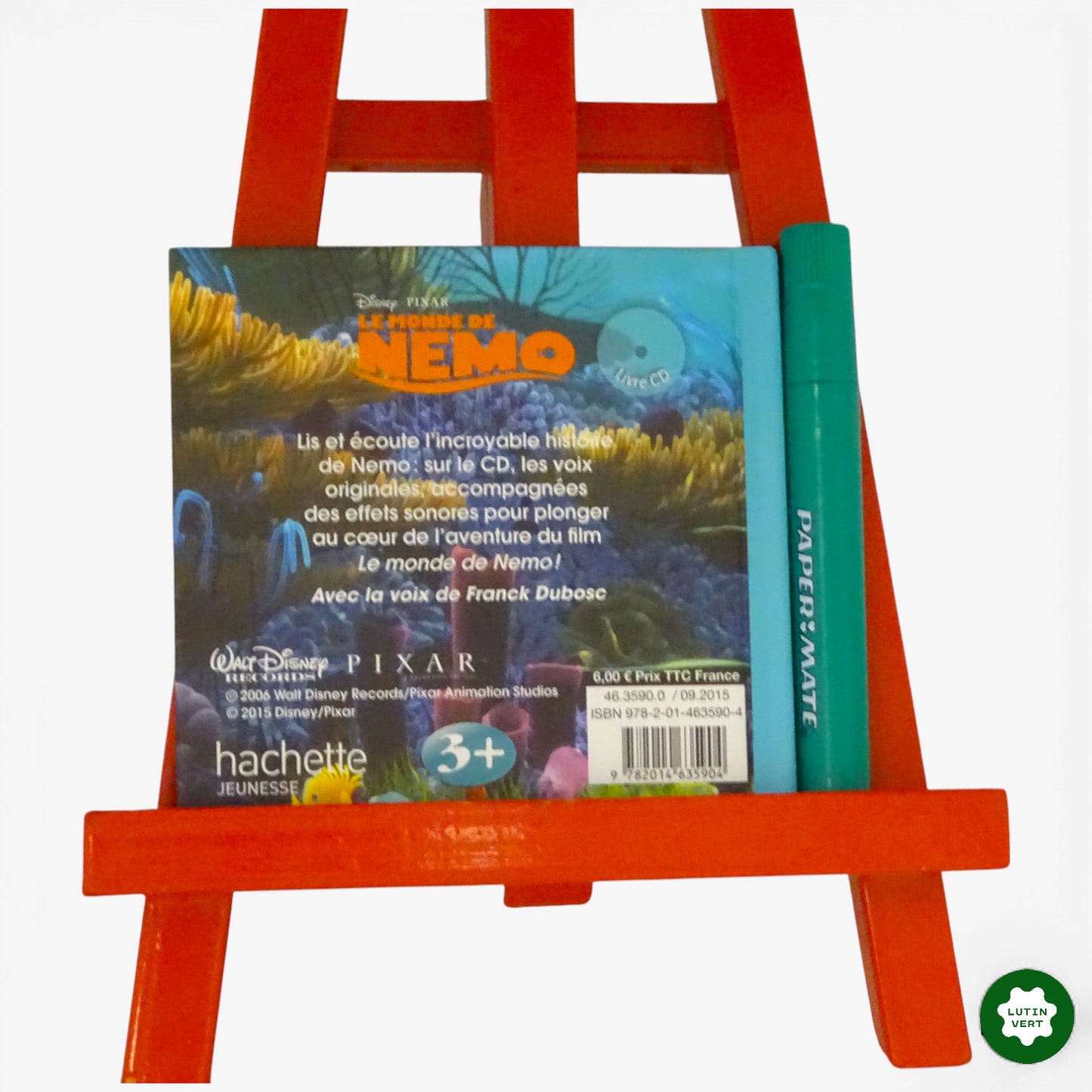Livre CD le monde de Nemo d'occasion HACHETTE JEUNESSE - Dès 1 an | Ref 11092