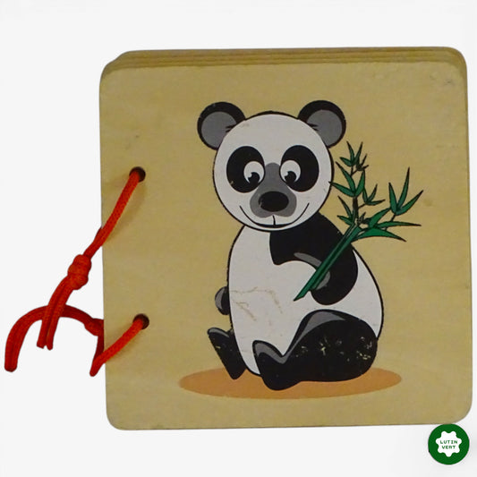 Livre « Animaux » bois d'occasion DELTA-SPORT - Dès 2 ans | Ref 11139