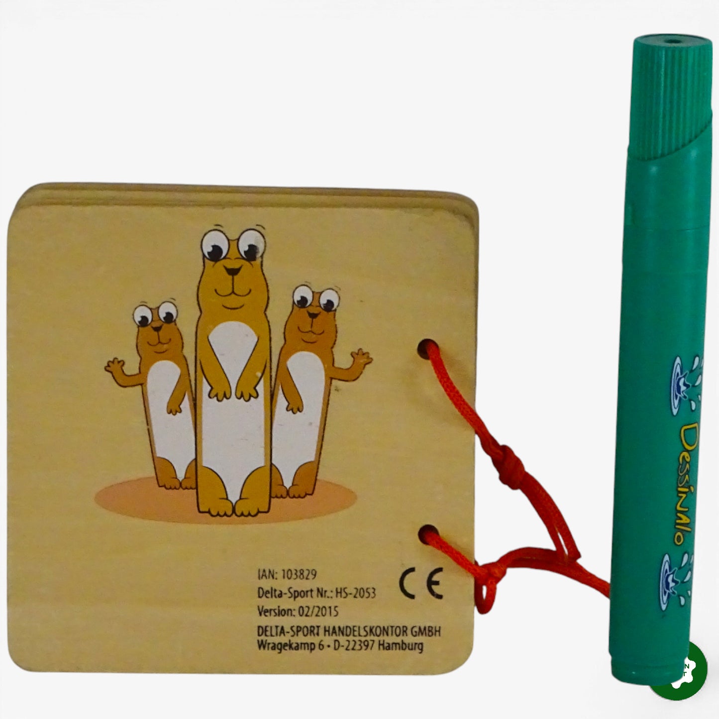 Livre « Animaux » bois d'occasion DELTA-SPORT - Dès 2 ans | Ref 11139