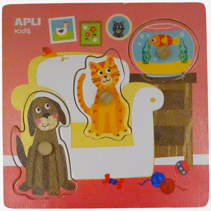 Puzzle animaux d'occasion APLI KIDS - Dès 1 an | Ref 485