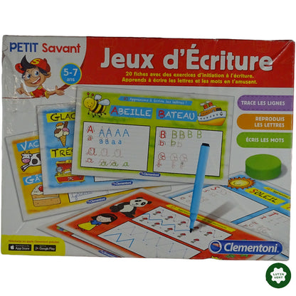Petit Savant – Jeux d’Ecriture d'occasion CLEMENTONI - Dès 5 ans | Lutin Vert Ref 6369