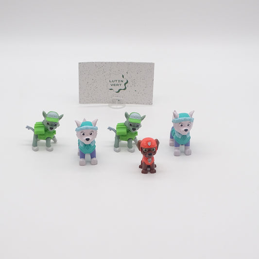 Lot de 5 Minis figurines Pat Patrouille  SML - Dès 4 ans | Ref 15041