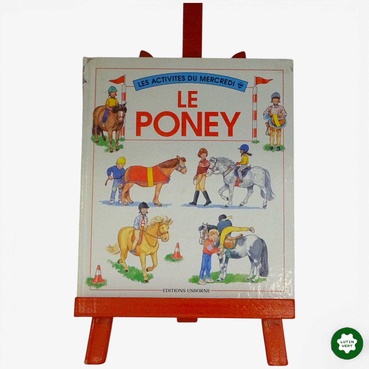 Livre « Le Poney » Vintage d'occasion EDITIONS USBORNE - Dès 10 ans | Ref 11160