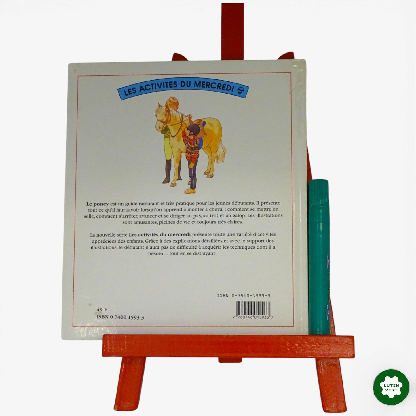Livre « Le Poney » Vintage d'occasion EDITIONS USBORNE - Dès 10 ans | Ref 11160
