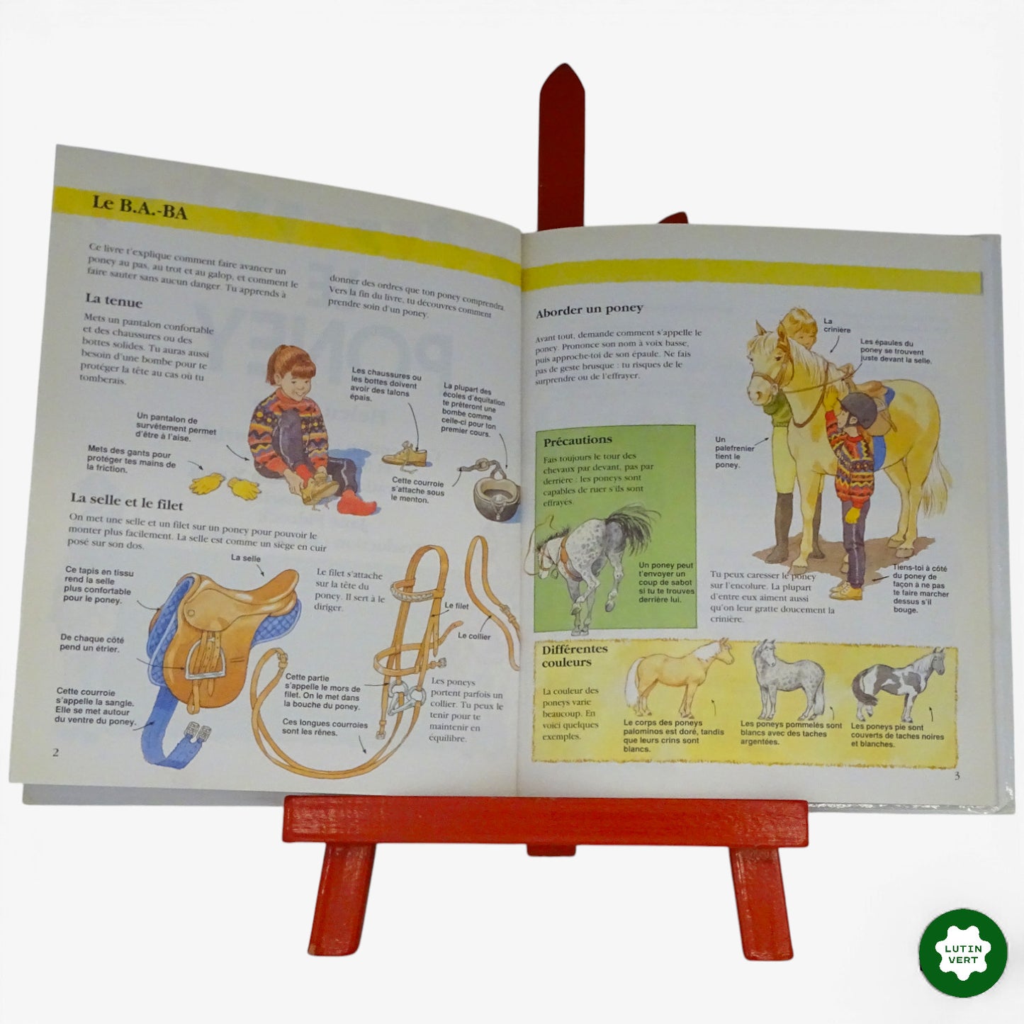 Livre « Le Poney » Vintage d'occasion EDITIONS USBORNE - Dès 10 ans | Ref 11160