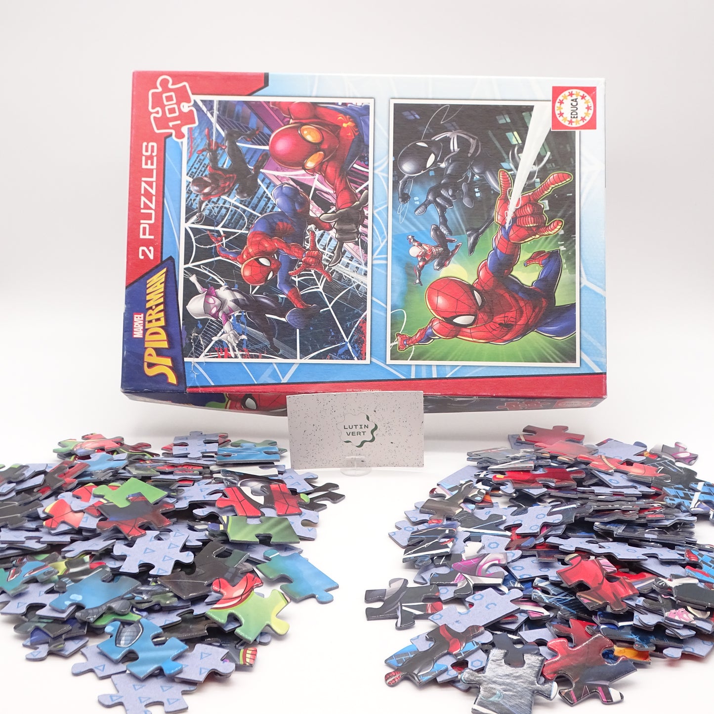 2 puzzles Spiderman  EDUCA - Dès 6 ans | Ref 15044