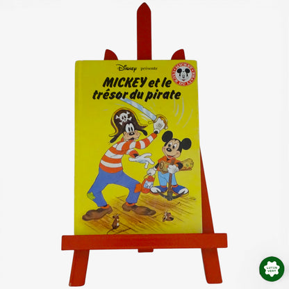 Livre «  Mickey et le trésor du pirate »Vintage d'occasion DISNEY  - Dès 3 ans | Ref 11158
