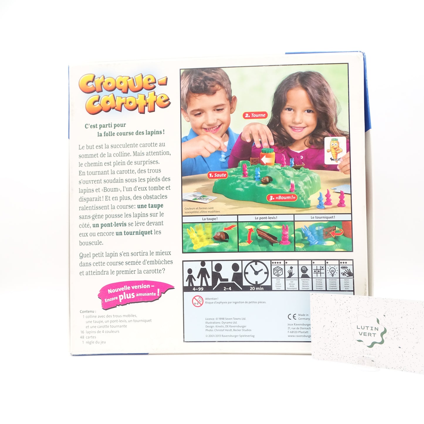 Croque-Carotte RAVENSBURGER - Dès 4 ans | Ref 15029
