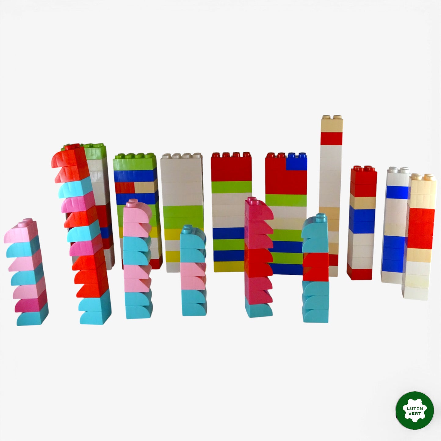 Lot de blocs encastrables 142 Pcs d'occasion  - Dès 3 ans | Ref 11174