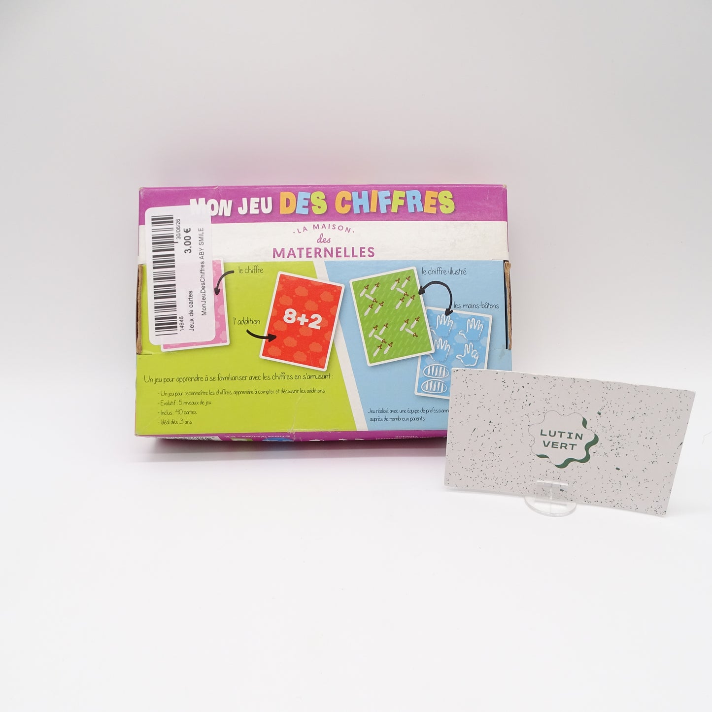 Mon jeu des chiffres  ABY SMILE - Dès 3 ans | Ref 14946