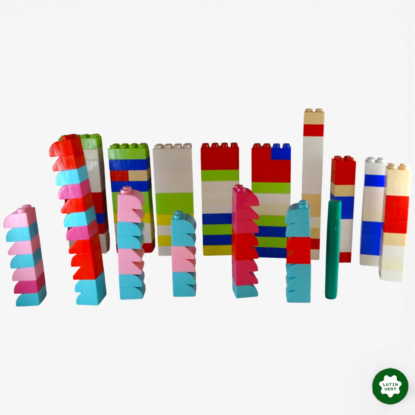 Lot de blocs encastrables 142 Pcs d'occasion  - Dès 3 ans | Ref 11174