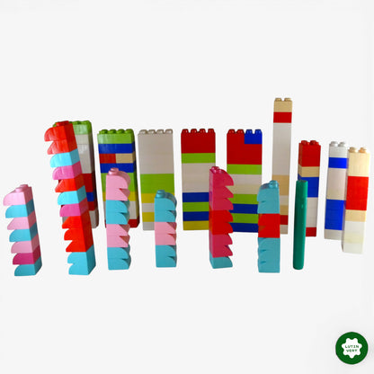 Lot de blocs encastrables 142 Pcs d'occasion  - Dès 3 ans | Ref 11174