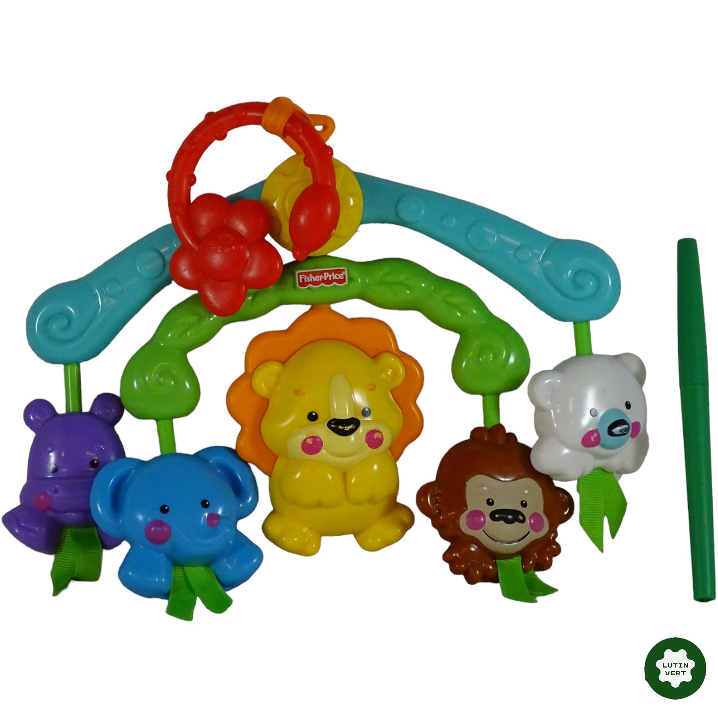 Mobile animaux d'occasion FISHER-PRICE  - Dès 3 mois | Lutin Vert Ref 6494