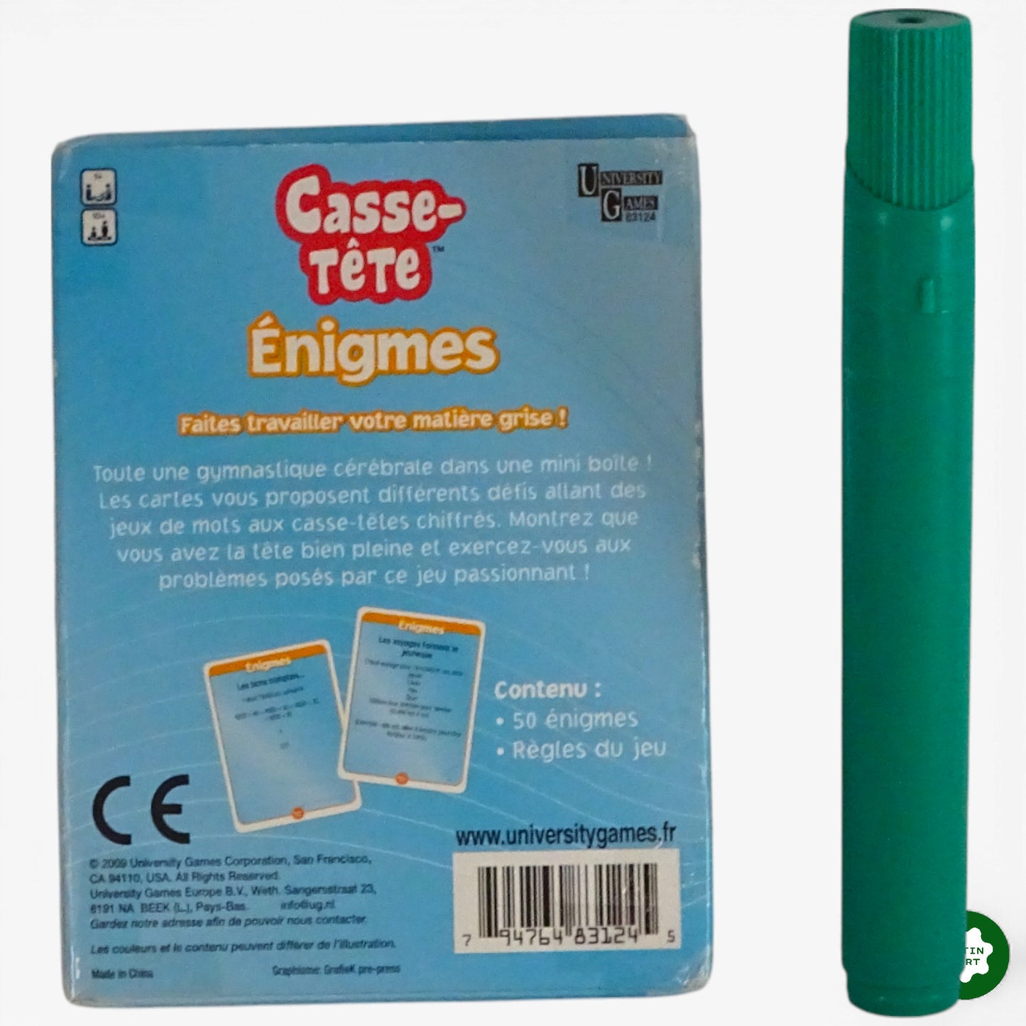 Casse-tête et Enigmes d'occasion UNIVERSITY GAMES - Dès 10 ans | Ref 11177