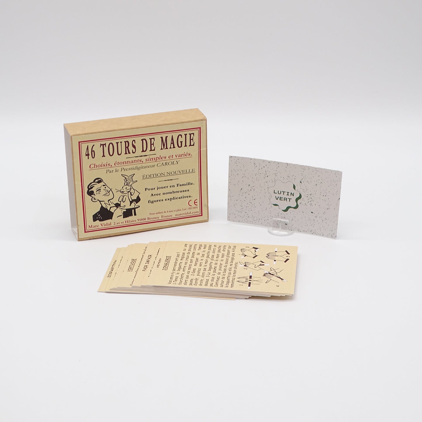 46 Tours de magie (Marc Vidal) VIDAL - Dès 6 ans | Ref 15079
