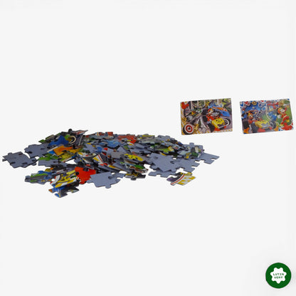 2 puzzles « Mickey and the Roadster Racers » d'occasion CLEMENTONI - Dès 5 ans | Ref 11208