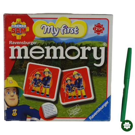Memory Fireman Sam d'occasion RAVENSBURGER - Dès 2 ans | Lutin Vert Ref 6521