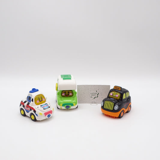 Lot de 3 Voitures de Ville VTECH - Dès 1 an | Ref 15086
