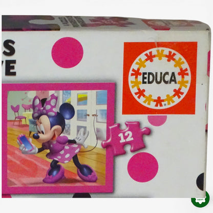 3 puzzles progressifs « Minnie » d'occasion EDUCA - Dès 3 ans | Ref 11214