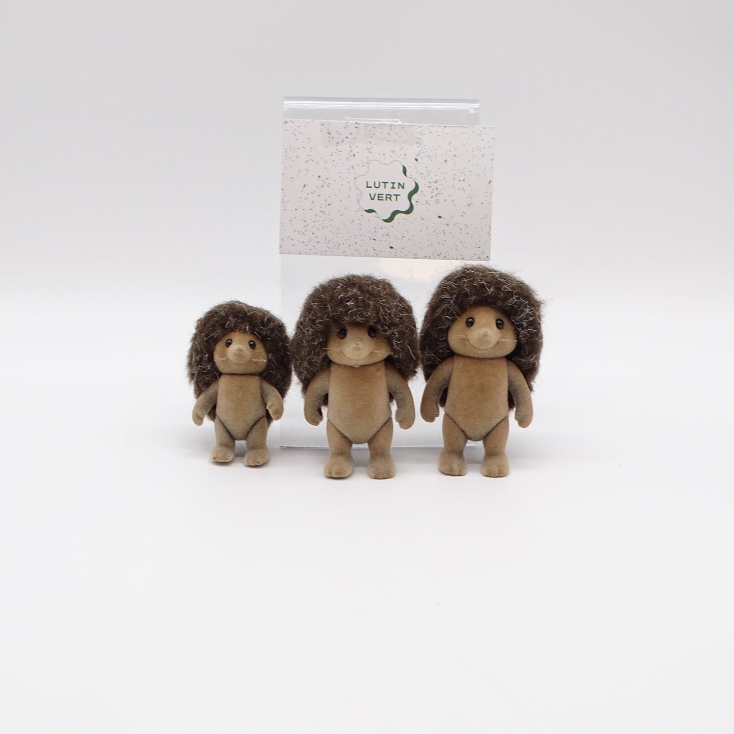 Lot de 3 personnages Hérissons Sylvanian Families EPOCH - Dès 3 ans | Ref 15117
