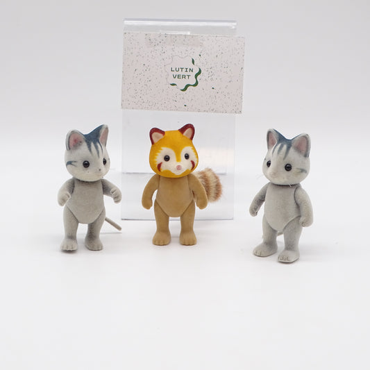Lot de 3 personnages Sylvanian Families EPOCH - Dès 3 ans | Ref 15118