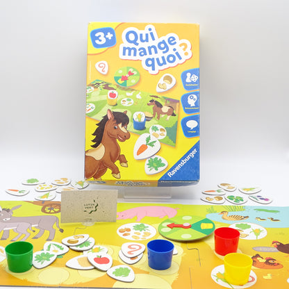 Qui mange quoi ? RAVENSBURGER - Dès 3 ans | Ref 15123