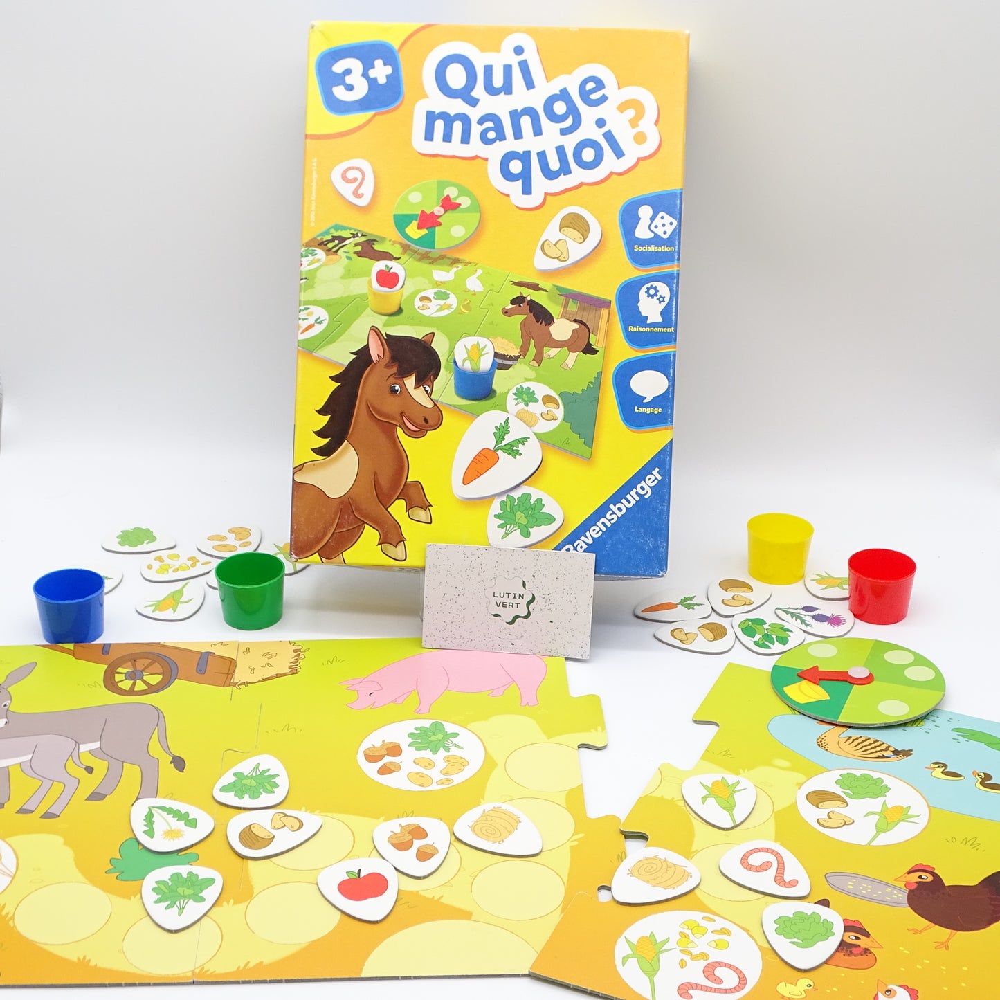 Qui mange quoi ? RAVENSBURGER - Dès 3 ans | Ref 15123