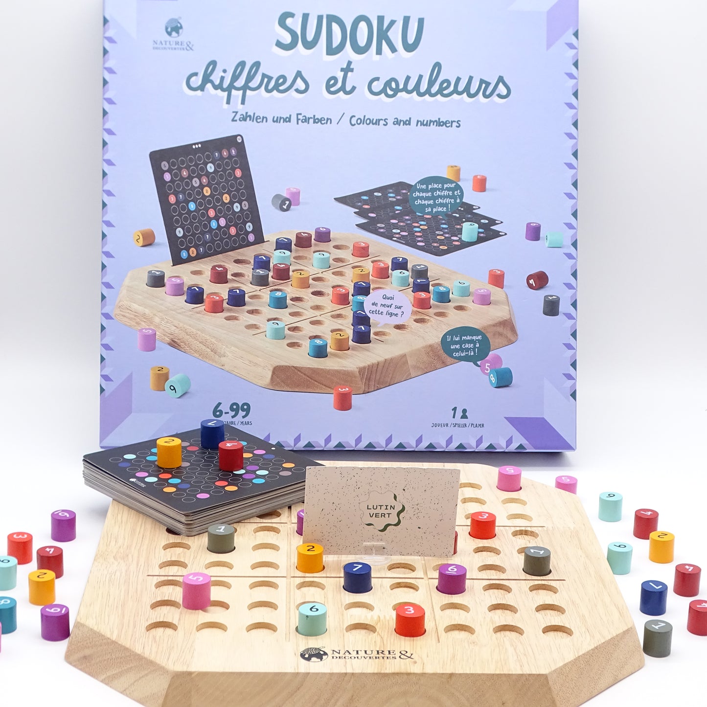 Sudoku chiffres et couleurs  NATURE DÉCOUVERTES - Dès 6 ans | Ref 15141