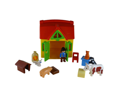 Ferme transportable avec animaux d'occasion Playmobil - Dès 1 an | Ref 11314