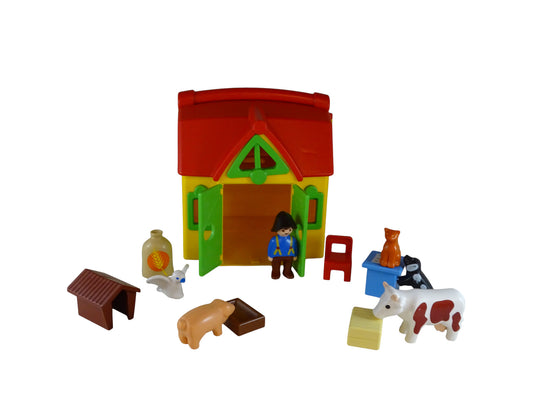 Ferme transportable avec animaux d'occasion Playmobil - Dès 1 an | Ref 11314