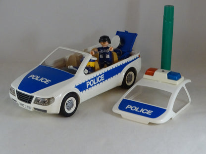Voiture de police  d'occasion PLAYMOBIL - Dès 4 ans | Ref 11318