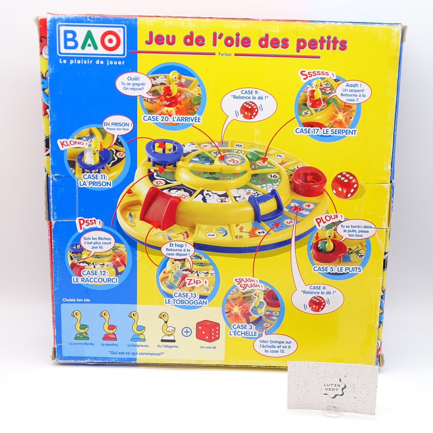 Jeu de l’oie des petits BAO - Dès 2 ans | Ref 15157