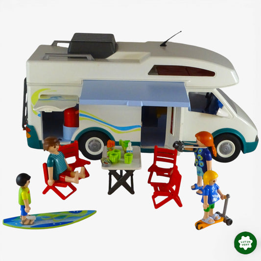 Famille avec camping car 6671 d'occasion PLAYMOBIL - Dès 6 ans | Ref 11323