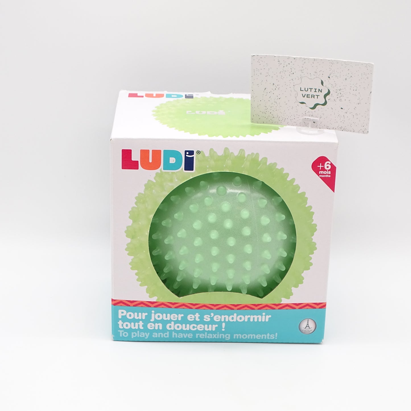 Balle Sensorielle Phosphorescente LUDI - Dès 6 mois | Ref 15152