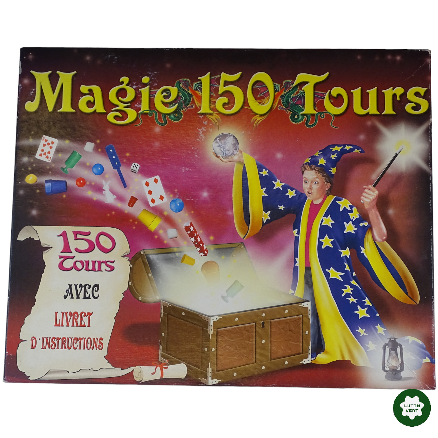 Coffret de magie Ferriot - Accessoires et livret descriptif de 100 tours -  Pour enfants à partir de 6 ans
