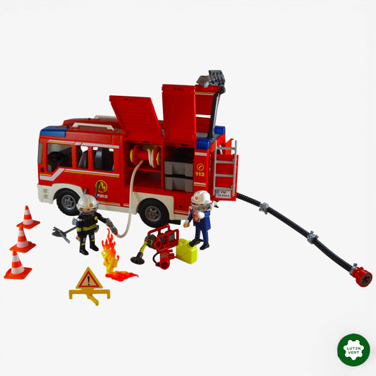 Fougon d’intervention des pompiers 9464 d'occasion Playmobil - Dès 4 ans | Ref 11329