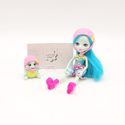 Poupée Enchantimals Taylee Turtle et sa tortue Bounder MATTEL - Dès 4 ans | Ref 15184