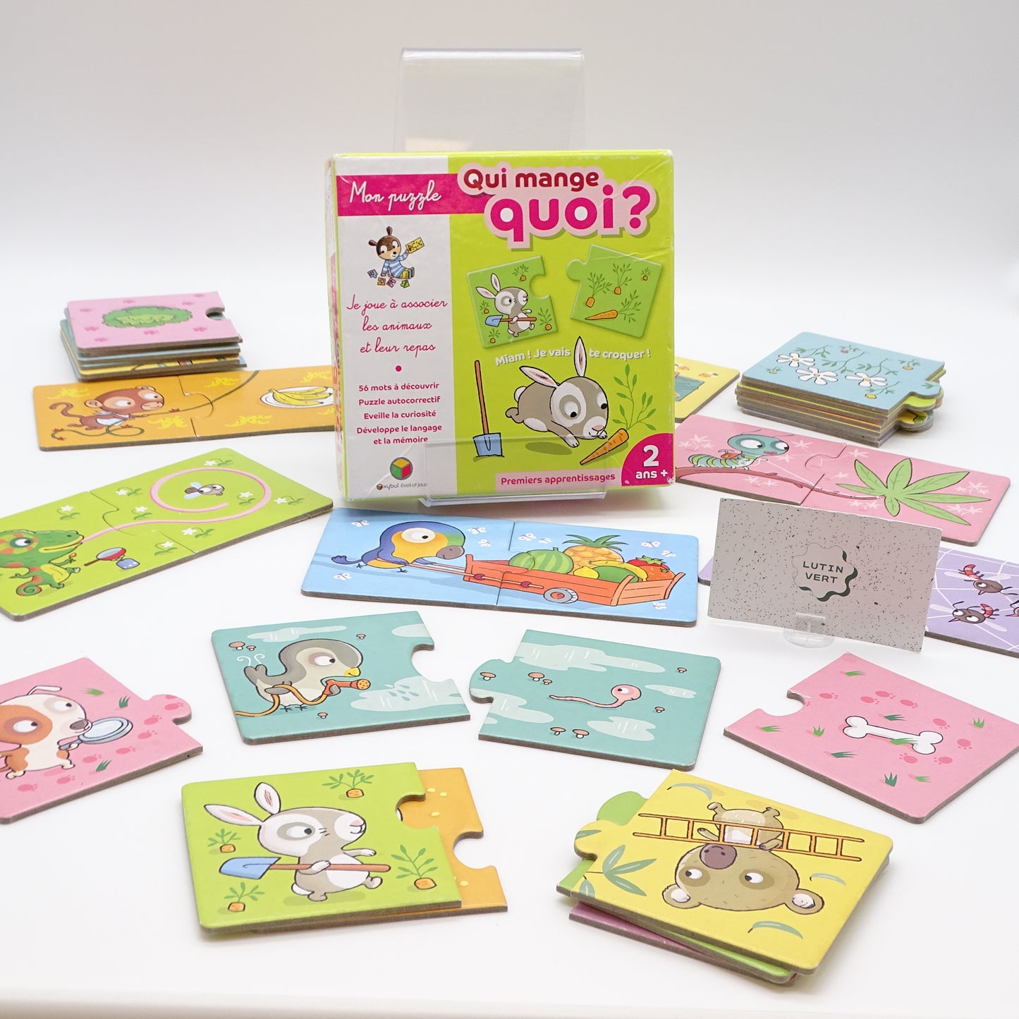 Mon Puzzle Qui mange qui ? OXYBUL - Dès 2 ans | Ref 15189
