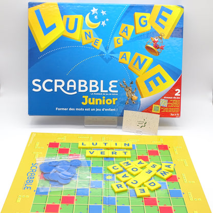 Scrabble Junior 2 niveaux de jeu MATTEL - Dès 6 ans | Ref 15192
