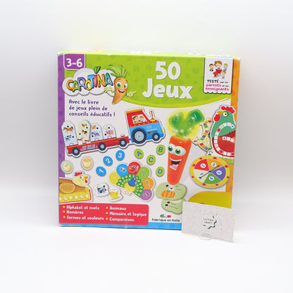 50 jeux avec Carotina  LISCIANI - Dès 3 ans | Ref 15198