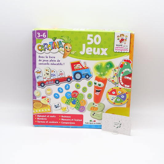 50 jeux avec Carotina  LISCIANI - Dès 3 ans | Ref 15198