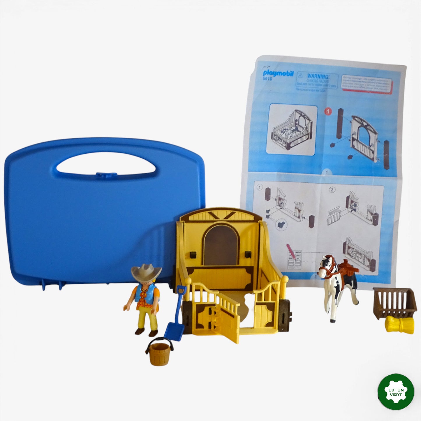 5516 Cheval & aventurière d'occasion Playmobil - Dès 4 ans | Ref 11380