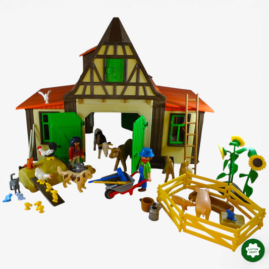 3716 Ferme avec animaux d'occasion Playmobil - Dès 4 ans | Ref 11384